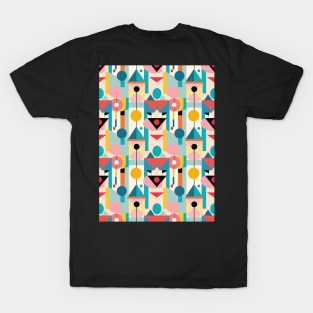 Bauhaus Geometric Pattern III T-Shirt